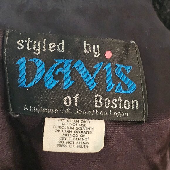 Vintage 1960s Black Faux Fur Coat Women's Size M - Picture 12 of 13